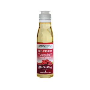 After-Wax Öl mit Red Fruits. Professionelles Öl von italienischer Marke ArcoCere, speziell formuliert, um die Haut nicht zu reizen oder auszutrocknen.