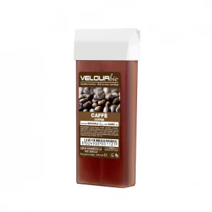 Wachspatrone Caffe, mit Bio Haselnussöl. Professionelles Wachs von italienischer Marke ArcoCere, im Roll-On für die Haarentfernung.