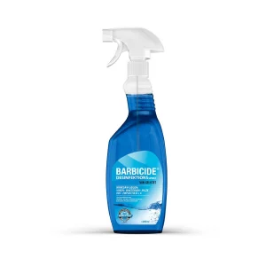 Barbicide Desinfektionsspray wurde speziell entwickelt, um glatte Oberflächen, Gegenstände und Instrumente zu desinfizieren.