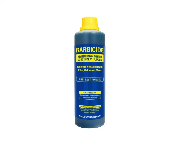 BARBICIDE® genießt weltweit einen Ruf als führender Anbieter für professionelle Desinfektionslösungen in Friseursalons, Barbershops und Spas.