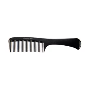 Cod. 653 E • KAMM MIT DICKEM STIEL (22cm). Linea Carbonio. Zur Realisierung dieser Kammserie wurde ein und technisch hochwertiges Material verwendet. Durch die Zugabe von Carbonfasern wird das Material leitfähig und ist somit komplett antistatisch.