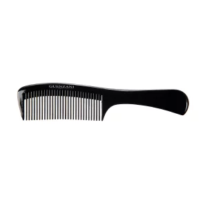 Cod. 447 • KAMM MIT DÜNNEM GRIFF (21cm). Linea Professionale. Kämme werden aus einem speziellen Material hergestellt: antistatisch, elastisch und hitzebeständig. Speziell für den professionellen Einsatz entwickelt. Guenzani Kämme seit 1892.