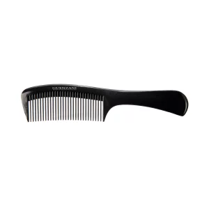 Cod. 659E • KAMM MIT DÜNNEM GRIFF (21cm). Linea Carbonio. Zur Realisierung dieser Kammserie wurde ein und technisch hochwertiges Material verwendet. Durch die Zugabe von Carbonfasern wird das Material leitfähig und ist somit komplett antistatisch.