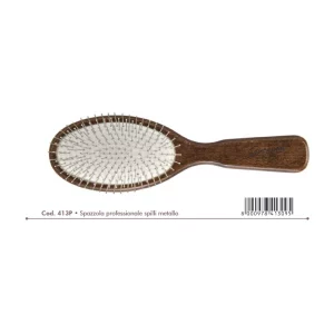 Cod. 413P • PROFESSIONELLE BÜRSTE MIT METALLSTIFTEN. Linea Professionale. Kämme werden aus einem speziellen Material hergestellt: antistatisch, elastisch und hitzebeständig. Speziell für den professionellen Einsatz entwickelt. Guenzani Kämme seit 1892.