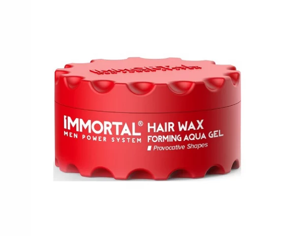 Immortal Hair Wax Forming Aqua Gel ist ein Haarstyling-Produkt, von Marke Immortal, das speziell für das Formen und Stylen des Haares entwickelt wurde.