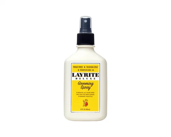 Das Layrite Grooming Spray wird verwendet, um dem Haar Halt und Struktur zu verleihen, während es gleichzeitig flexibel bleibt.