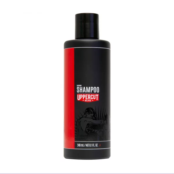 Uppercut Deluxe Everyday Shampoo um alle Ihre Uppercut Deluxe Stylingprodukte auszuwaschen.