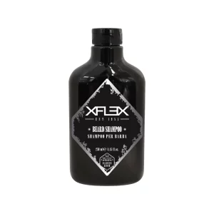 Xflex Beard Shampoo, von italienischer Marke Xflex, ist frei von SLES (Sodium Laureth Sulfate). Es enthält stattdessen pflanzliche Extrakte aus Aloe und Panthenol, die dazu beitragen, den Bart schonend zu reinigen und zu pflegen.
