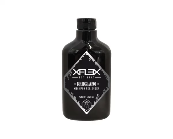 Xflex Beard Shampoo, von italienischer Marke Xflex, ist frei von SLES (Sodium Laureth Sulfate). Es enthält stattdessen pflanzliche Extrakte aus Aloe und Panthenol, die dazu beitragen, den Bart schonend zu reinigen und zu pflegen.