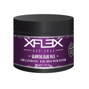 Xflex Glowing Hair Wax ist ein Wachs auf Wasserbasis, von italienischer Marke Xflex, das speziell entwickelt wurde, um moderne Looks zu stylen und eine langanhaltende Fixierung zu gewährleisten.