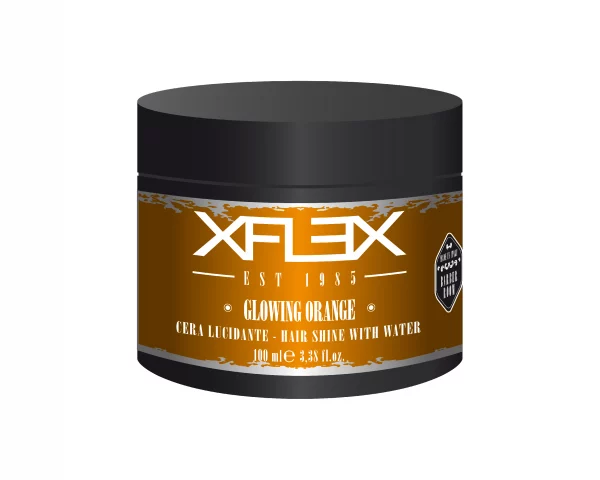 Xflex Glowing Orange ist ein Wachs auf Wasserbasis, von italienischer Marke Xflex, das speziell entwickelt wurde, um moderne Looks zu stylen und eine langanhaltende Fixierung zu gewährleisten.