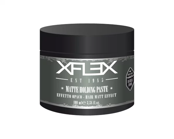 Xflex Matte Holding Paste ist ein starkes Wachs, von italienischer Marke Xflex, das für maximale Definition und langanhaltende Haltbarkeit entwickelt wurde. Es bietet einen matten und starken Effekt, ohne die Haare zu beschweren.
