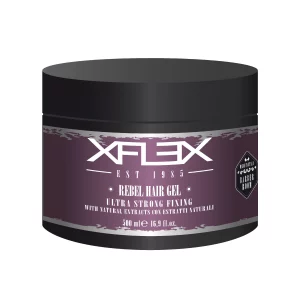 Xflex Rebel Hair Gel ist ein brandneues, extra starkes Haargel, von italienischer Marke Xflex, das maximale Definition und langanhaltende Haltbarkeit bietet. Es ist für jeden Haartyp geeignet und schützt das Haar dank seiner Formel vor UV-Filtern. Zudem verströmt es einen fruchtigen Duft, der das Styling-Erlebnis noch angenehmer macht.