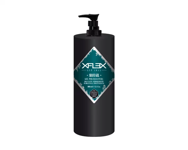 Xflex Shave Gel, von italienischer Marke Xflex, ist ein innovatives Hautpflegeprodukt speziell für Männer. Dieses transparente, nicht schäumende Rasiergel ermöglicht eine präzise Rasur der Bartkonturen wie Koteletten, Schnurrbart und Kinnbärte.