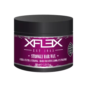 Xflex Strongly Hair Wax ist ein extrem starkes Wachs, von italienischer Marke Xflex, das speziell entwickelt wurde, um moderne Looks zu stylen und eine langanhaltende Fixierung zu gewährleisten.