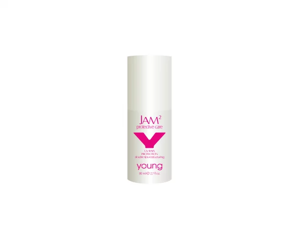 Young Jam 2, der italienischen Marke Young, flüssiges Haarpflege- und Schutzmittel mit Leinöl für trockenes, behandeltes und strapaziertes Haar. Reduziert Spliss, schützt vor UV-Strahlung und Umwelteinflüssen. Hervorragend entwirrend, verleiht Volumen und Glanz.