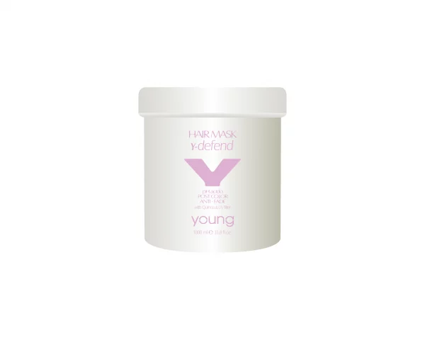 Young Y-Defend Maske, der italienischen Marke Young, nach dem Färben Anti-Fade Maske mit Quinoa & UV-Filter. Die Formel mit einem sanften pH-Wert wurde für lang anhaltende Belebung entwickelt. Sie intensiviert und stabilisiert die Farbe für einen anhaltend brillanten Effekt über die Zeit hinweg.