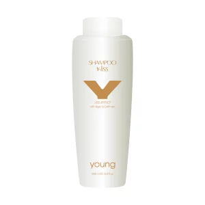 Young Y-Liss Shampoo, glättendes Shampoo, der italienischen Marke Young, mit Arganöl & Kaschmir-Extrakt. Die spezielle Formel dieses Shampoos ist darauf ausgerichtet, das optimale Feuchtigkeitsniveau wiederherzustellen und dem Haar ein glattes und glänzendes Erscheinungsbild zu verleihen.