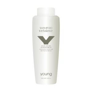 Young Y-Rebalance Shampoo, der italienischen Marke Young, Antischuppen-Shampoo mit Pirocton Olamin. Durch seine wirkungsvollen Inhaltsstoffe verhindert es die Bildung von Schuppen und sorgt für eine gründliche Reinigung, Erfrischung und Regulation der Talgproduktion.