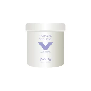 Young Y-Volume Mask, eine volumenverstärkende Maske, der italienischen Marke Young, mit Aloe Vera Saft und Reisextrakten. Perfekt, um dünnem und brüchigem Haar mehr Volumen und Energie zu verleihen. Sie spendet Nährstoffe und verleiht dem Haar mehr Lebendigkeit und Geschmeidigkeit.