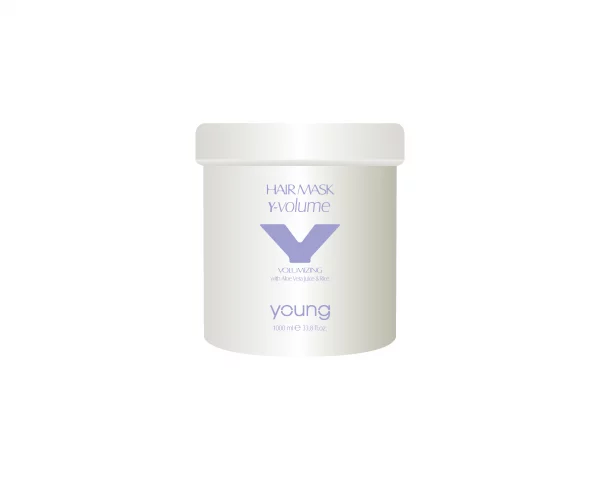 Young Y-Volume Mask, eine volumenverstärkende Maske, der italienischen Marke Young, mit Aloe Vera Saft und Reisextrakten. Perfekt, um dünnem und brüchigem Haar mehr Volumen und Energie zu verleihen. Sie spendet Nährstoffe und verleiht dem Haar mehr Lebendigkeit und Geschmeidigkeit.