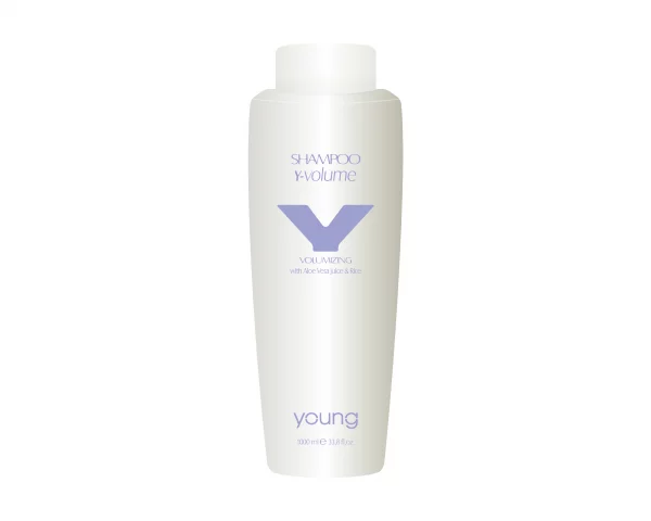 Young Y-Volume Shampoo, ein Volumenshampoo, der italienischen Marke Young, angereichert mit Aloe Vera Saft und Reisextrakten. Es eignet sich hervorragend, um dünnem und brüchigem Haar mehr Volumen und Energie zu verleihen.