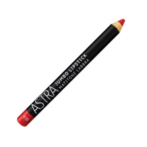 Der ASTRA JUMBO LIPSTICK ist in einer größeren Stiftform erhältlich, die eine großzügige Menge an Produkt enthält. Dies ermöglicht ein einfaches und schnelles Auftragen auf die Lippen. Der Lippenstift hat eine cremige Textur, die eine hohe Farbintensität und eine gute Deckkraft bietet.
