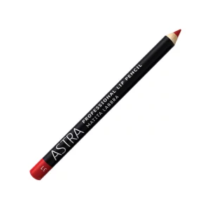 Der ASTRA PROFESSIONAL LIP PENCIL ist in einer Stiftform erhältlich und hat eine präzise Spitze, die das Auftragen erleichtert. Er enthält eine hochpigmentierte Formel, die eine klare und präzise Linie um die Lippen zieht und eine gute Farbhaftung bietet.