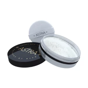 Das ASTRA VELVET SKIN LOOSE POWDER RICE wird verwendet, um das Gesicht zu mattieren, Glanz zu reduzieren und das Make-up zu fixieren. Es enthält Reispuder als Hauptbestandteil, der bekannt ist für seine ölabsorbierenden Eigenschaften. Das Puder ist fein gemahlen und kann mit einem Puderpinsel oder einer Puderquaste aufgetragen werden.