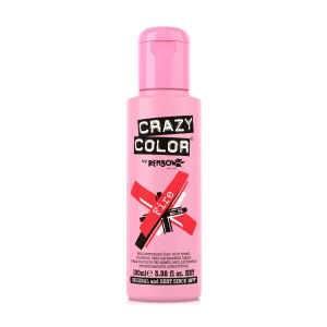 Crazy Color Fire 56 ist eine spezielle Haarfarbe aus der Crazy Color Produktreihe. Unser semi-permanentes rotes Haarfärbemittel mit Säulenbox wird Ihr Feuer sicher wieder entzünden! Dieser ikonische Farbton hat den Test der Zeit bestanden, da er Teil unserer ursprünglichen Kollektion von 1977 war. Feuer ist ein lebendiger und kräftiger Farbton, der den Mutigen vorbehalten ist.