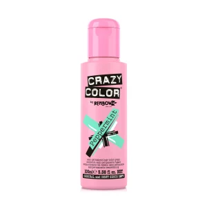 Crazy Color Peppermint 71 ist eine spezielle Haarfarbe aus der Crazy Color Produktreihe. Holen Sie sich minzig frisch mit diesem semi-permanenten pastellgrünen Haarfärbemittel. Es verfügt über einen leichten blauen Unterton, um einen unverwechselbaren und frischen Look zu schaffen. 