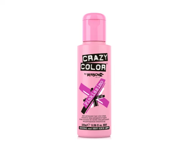 Crazy Color Pinkissimo 42 ist eine spezielle Haarfarbe aus der Crazy Color Produktreihe. Meistverkaufte rosa Haarfärbemittel! Pinkissimo ist ein semi-permanentes pinkfarbenes Haarfärbemittel, das formuliert wurde, um perfektes rosa Haar zu schaffen. Marilyn Monroe sagte: "Manche mögen es heiß", und sie lag nicht falsch.