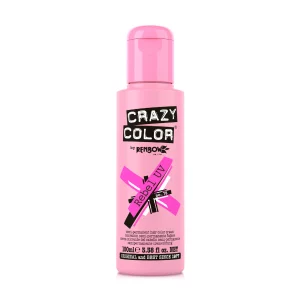 Crazy Color Rebel UV 78 ist eine spezielle Haarfarbe aus der Crazy Color Produktreihe. Mit diesem Look werden Sie das Gesprächsthema der Party sein! Es handelt sich um einen leuchtend rosa Farbton, der unter UV-Licht oder Schwarzlicht intensiv leuchtet. Die Haarfarbe wurde entwickelt, um einen auffälligen Effekt zu erzeugen, wenn sie unter UV-Lichtbedingungen betrachtet wird.