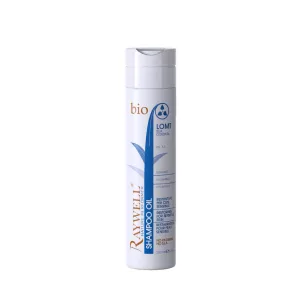 Hydrating Oil Shampoo, ein Shampoo, von italienischer Marke Raywell, das entwickelt wurde, um das Haar zu reinigen und gleichzeitig Feuchtigkeit zu spenden. Das Shampoo enthält eine Mischung aus feuchtigkeitsspendenden Inhaltsstoffen wie Leinen-Extrakte, Oliven-Extrakte, Huflattich-Extrakte und Lindenblüten, die dazu beitragen, das Haar mit Feuchtigkeit zu versorgen und es geschmeidig und glänzend zu machen.