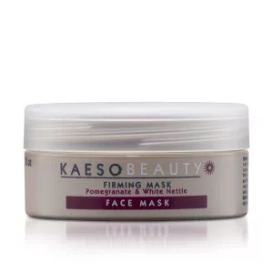 Kaeso Beauty Firming Mask, eine Gesichtsmaske von Kaeso, die formuliert wurde, um das Erscheinungsbild feiner Linien zu festigen, zu straffen und zu glätten.