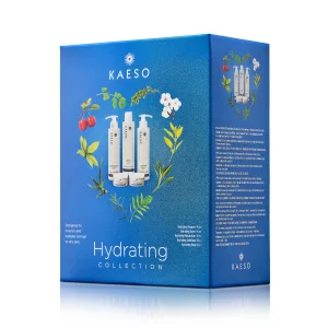 Kaeso Beauty Hydrating Collection, eine Produktlinie von Kaeso, die speziell für die intensive Feuchtigkeitspflege der Haut entwickelt wurde. Die Hydrating Collection enthält eine Auswahl an Produkten, die dazu beitragen, die Haut mit Feuchtigkeit zu versorgen, Trockenheit zu reduzieren und ein geschmeidiges, strahlendes Hautbild zu fördern.