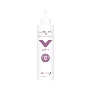 Young Lightening Oil, ist eine Mikroaufhellung mit einer öligen Textur, von italienischer Marke Young, die in Verbindung mit niedrig konzentrierten Entwicklern verwendet wird, um eine sanfte, schonende und subtile Aufhellung zu erzielen.