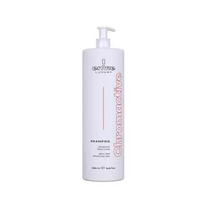 Farbschützendes Shampoo, von italienischer Marke ENVIE, mit saurem pH-Wert und Granatapfelextrakt. Es hat eine reinigende und pflegende Wirkung auf gefärbtes und behandeltes Haar.