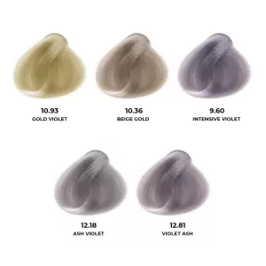 Das Haarfärbemittel Raywell Excellence Icy Blonde Color Plex (100 ml) bietet eine sichere Blondfärbung und vereint Farbgebung mit Haarpflege.