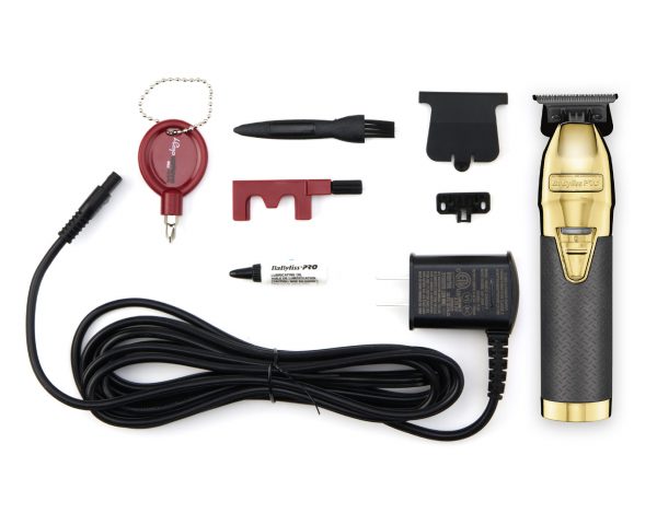 BABYLISS BOOST+ GOLD TRIMMER FX7870GBPE Ikonisches Design und Funktionen: Robustes Ganzmetallgehäuse für absolute Zuverlässigkeit und unerschütterliche Integrität. Einzigartiges Zylinderdesign für natürliche Handhabung; ergonomischer Griff mit diamantstrukturierter Oberfläche für Komfort und Kontrolle.